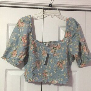 Floral crop top